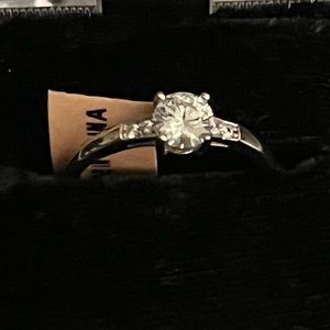 Engagement Ring Sterling Silver stamped 925 NEW